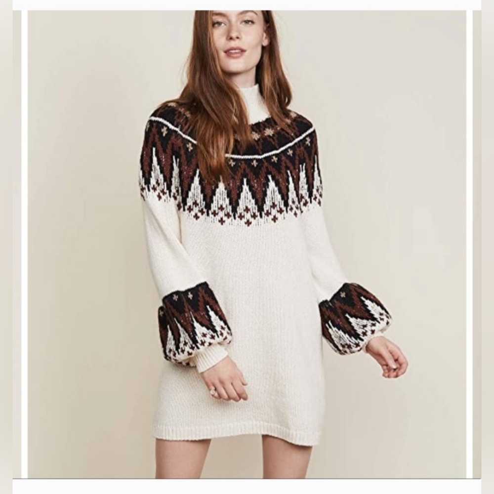 Free People long winter sweater/dress